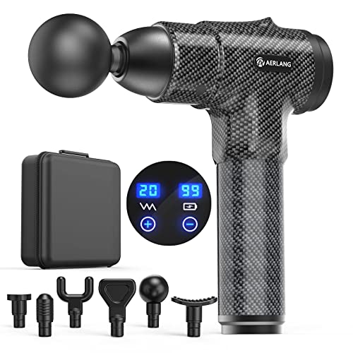AERLANG Muscle Massage Gun, Back Massager Deep Tissue Massage Gun ...