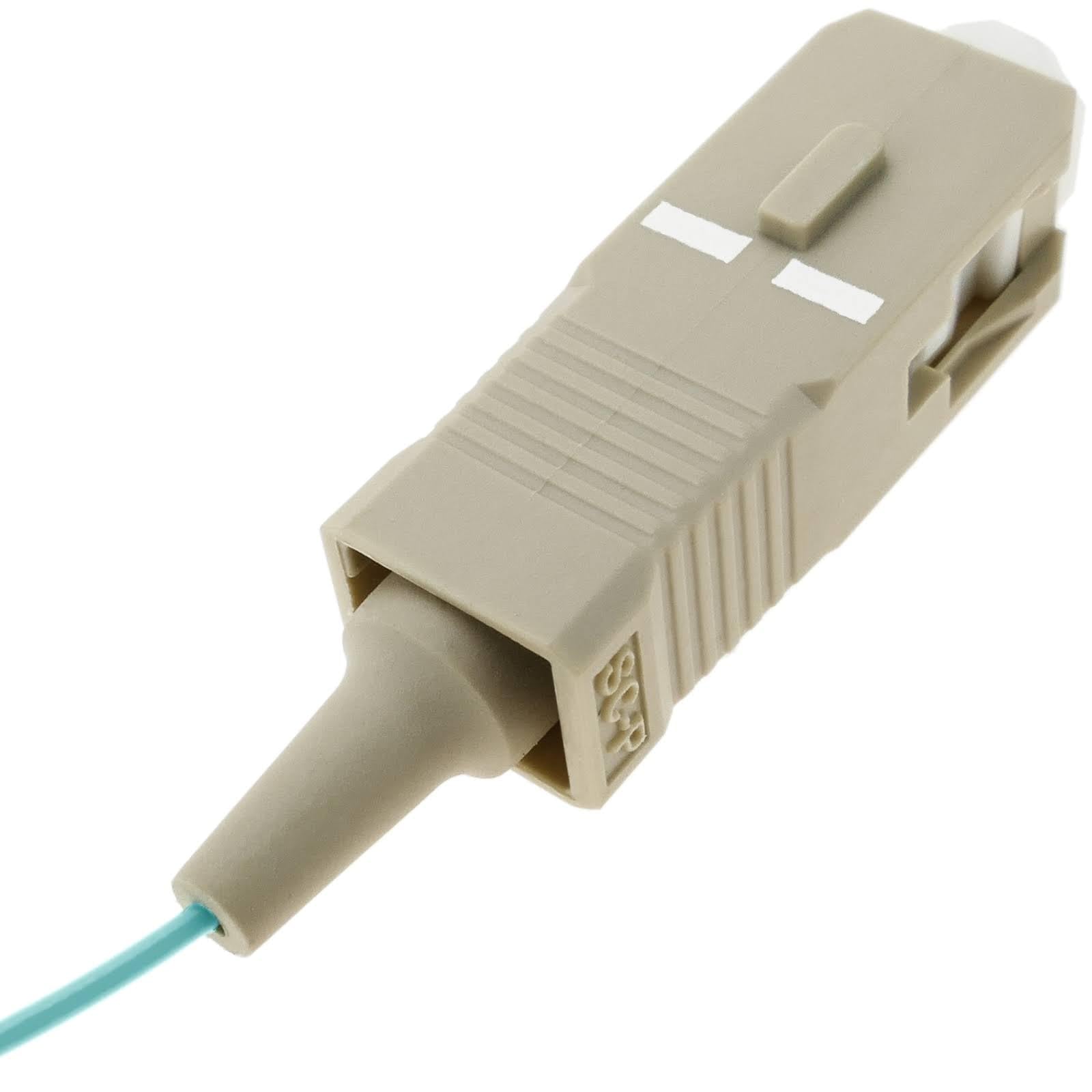 Techly Professional 024964 Set 12 Pigtail Fibre Optique Multimode OM4 SC 50/125 2 m Multicolore