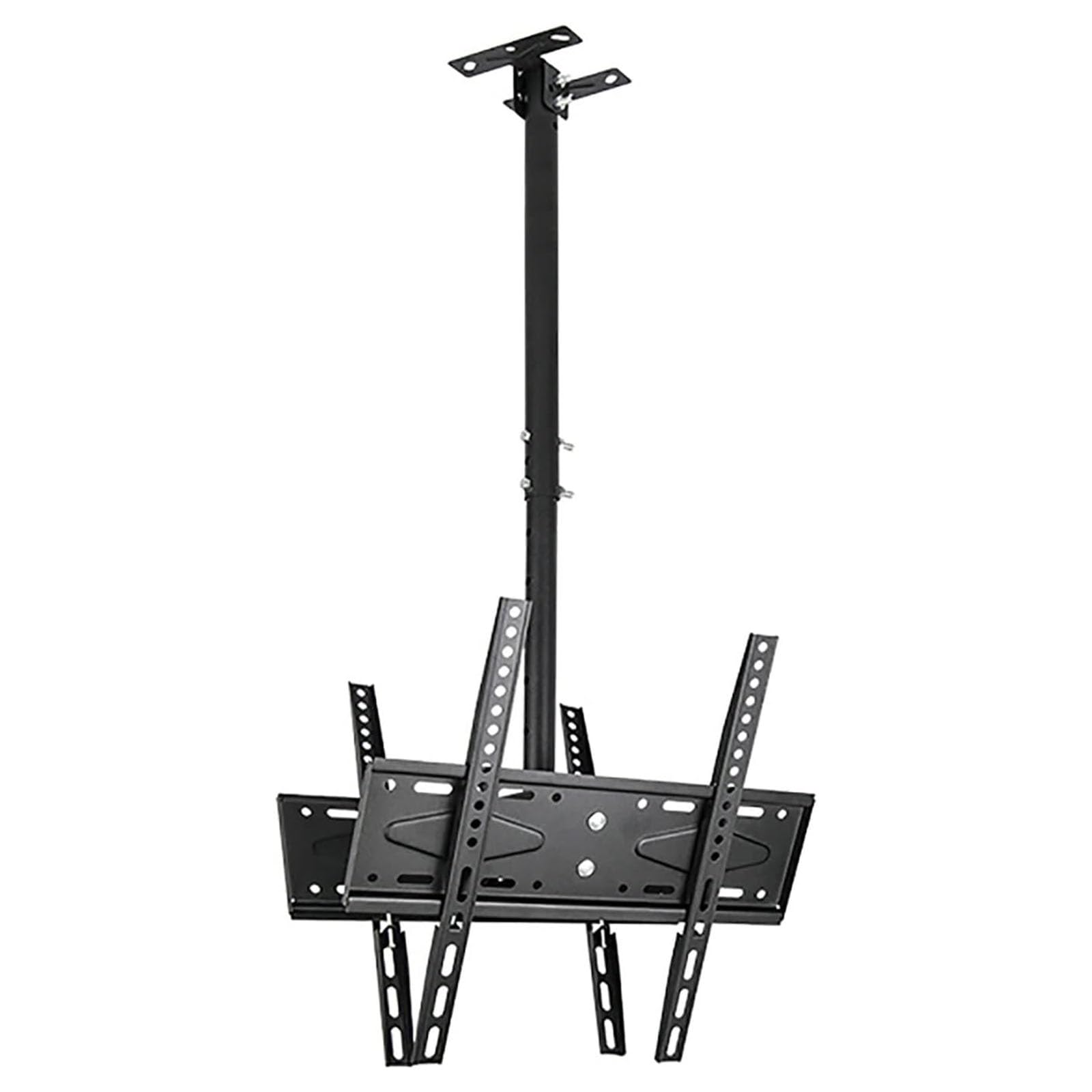 Support Mural pour téléviseur au Plafond - Support Mural Double Face réglable, pour téléviseurs de 26 à 60 Pouces (jusqu'à 80 kg), Compatible VESA jusqu'à 400 x 400,2m