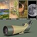 WOSPORTS 25-75x85 Spotting Scopes for Birdwatching, Spotter Scope with Tripod, Carrying Bag, Phone Adapter, BAK4 HD Multi-Coated Optics, Adjustable Eyecup, FMC Lens, Moon Viewing, Wildlife Viewing