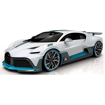 Maisto Bugatti Divo Special Edition White Model Car 124 Faithful Collector's Car Toy Car with Movable Steering Wheel Doors & Hood from 3 Years 531526W