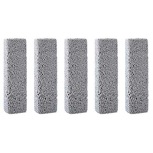 5 Stück Bimsstein Reinigungsstein, Harte Wasserzeichen Remover Reiniger Putzstein für Küche Grill Rost Dusche Bad WC Pool Spa Waschbecken
