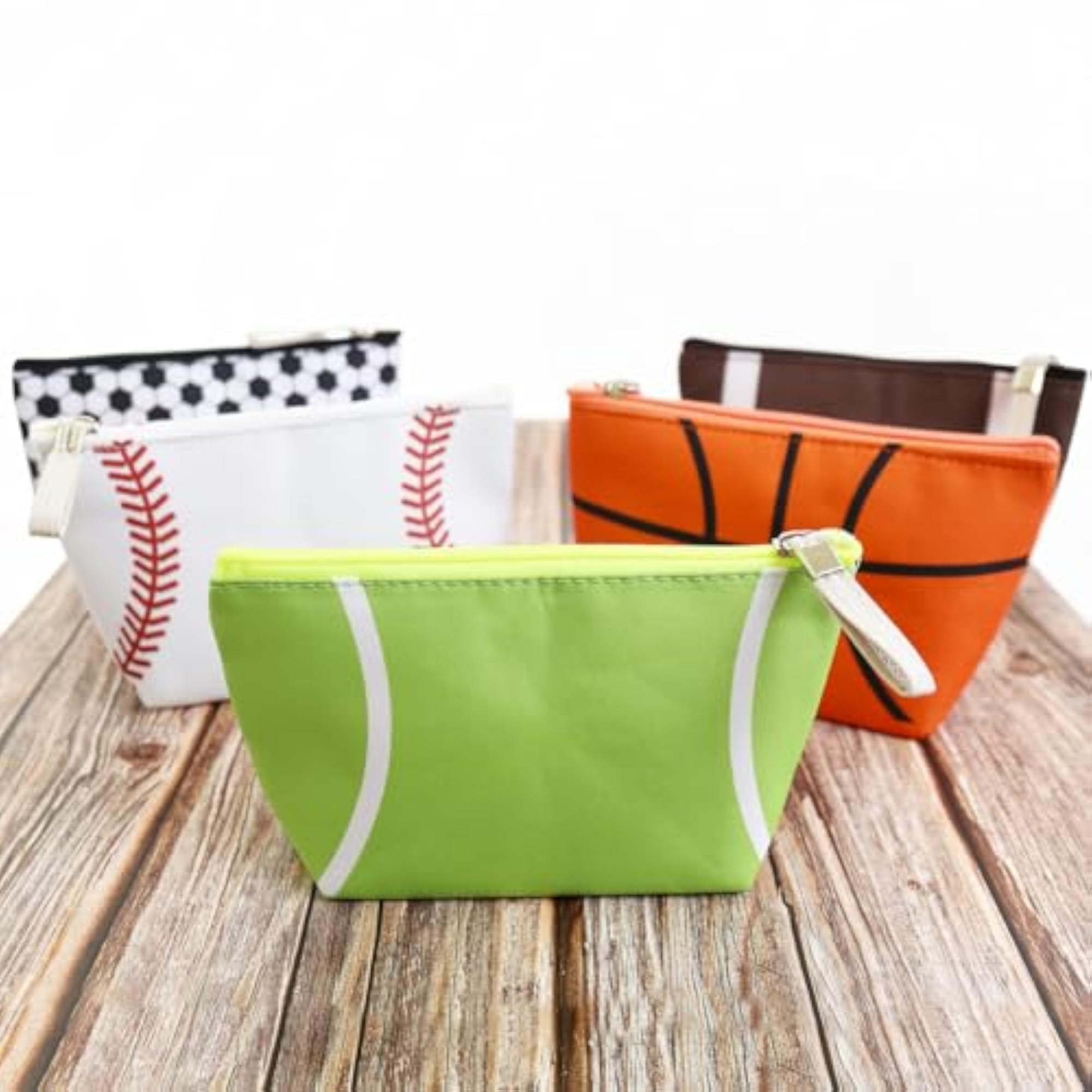 Game Day Makeup Bag, Fabric Cosmetic Case