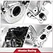 Htostar Racing Intake Manifold Compatible with Mercedes Benz M272 2005-2013 C230 C280 C300 C350 CLK350 E350 GLK350 ML350 ML450 R350 S400 SLK280 SLK300 SLK350 Replace 2721402101 2721402201 2721402401
