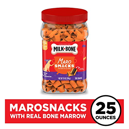 Image of Milk-Bone MaroSnacks Dog Snacks, Halloween Dog Treats, 25 oz. Canister (Pack of 2)