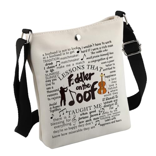 MNIGIU FOTR Musical Encouragement Quote Crossbody Bag FOTR Musical Lover Gift FOTR Merch For FOTR Musical Fans