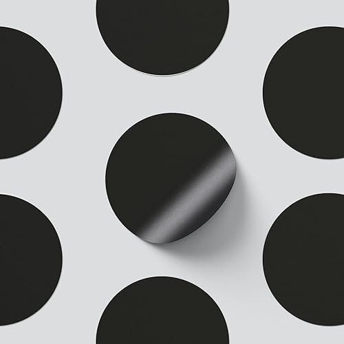 Miniatura 3 de Juego de 30 calcomanías de vinilo para pared, varios lunares, adhesivo extraíble, seguro en paredes lisas o texturizadas, círculos redondos, baño,