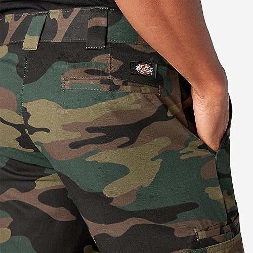 Dickies Slim Fit Cargo Pants, Hunter Green CAMO, 34 32 by Dickies - Used condition - US$31.98