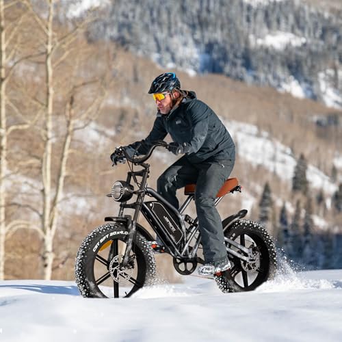 JANSNO Electric Bikes for Adults with 65Nm Motor, 48V/17Ah 816Wh New upgraded battery and Dual Shock Absorber, 20" x 4.0 All-terrain wide tire Ebike, Multiple performance modes can be unlocked - Image 8