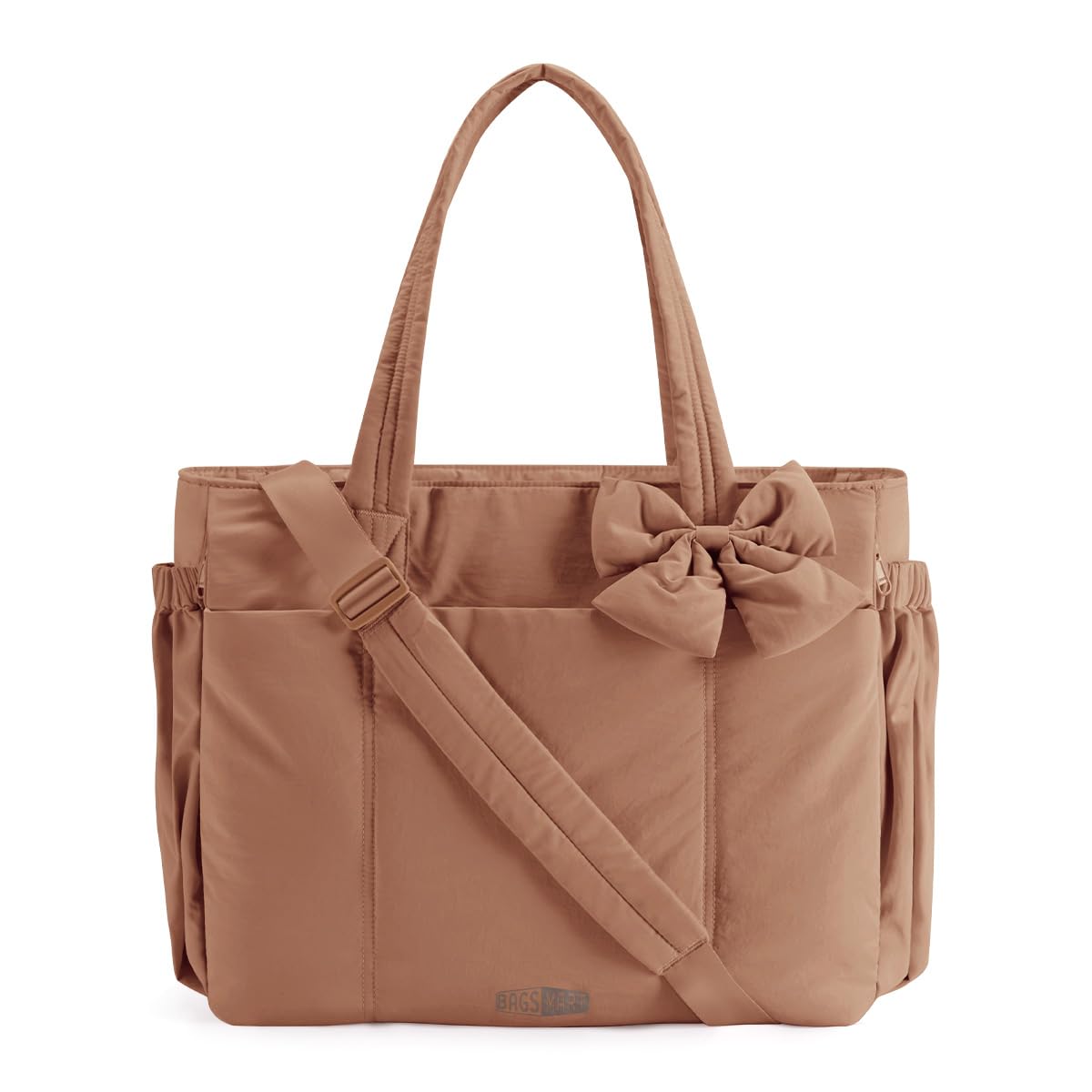 BAGSMART Crush Bow Tote Bag