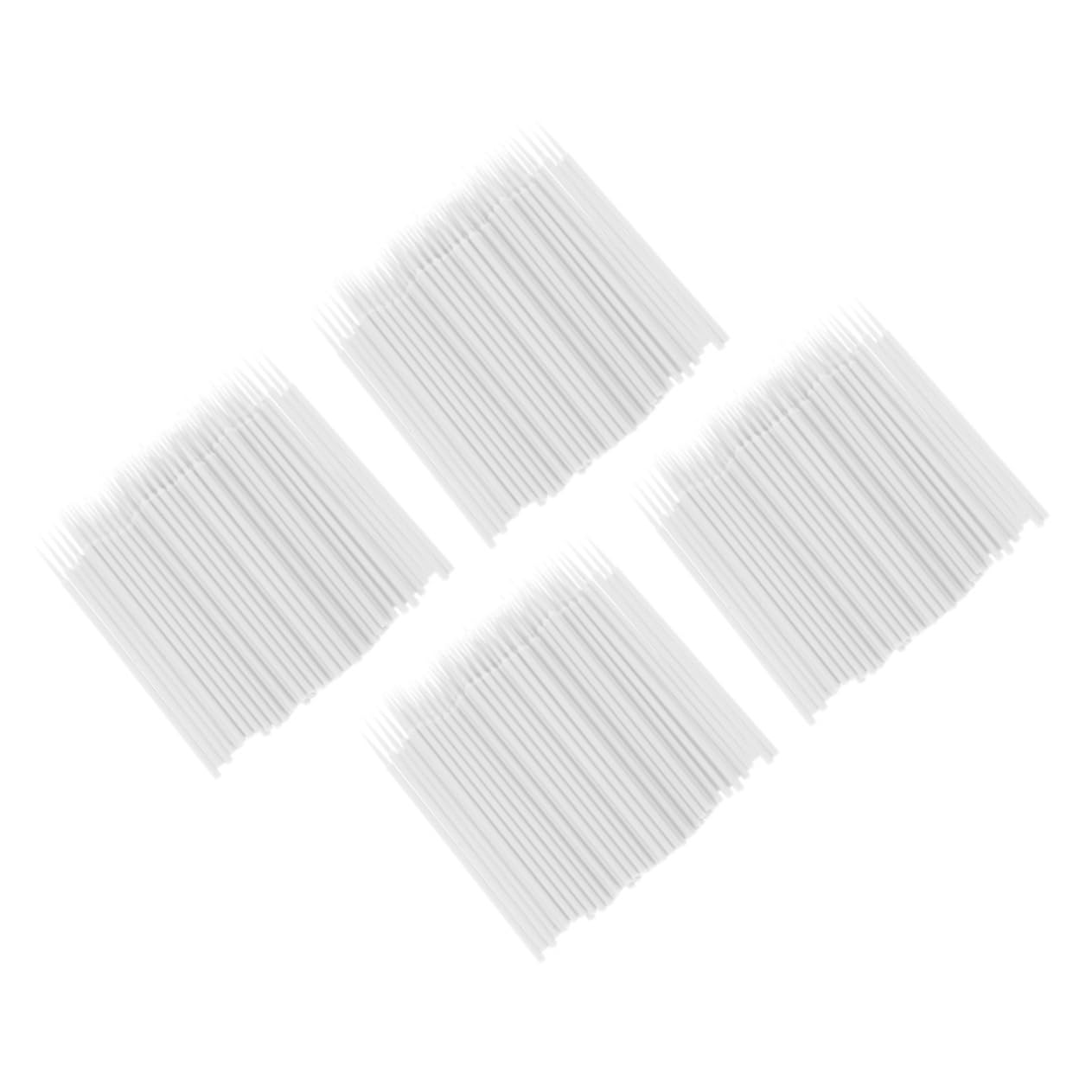 4Packs Multipurpose Beauty Swabs Disposable Applicator Sticks for Makeup Eyelash Extensions and Tattooing Versatile Beauty Accessories for Home and Travel