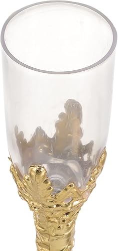 Miniatura 3 de GANAZONO Copas de vino de cáliz, 12 unidades, copas de vino de plástico vintage, copas de vino, copas de bar con tallo para fiesta, iglesia,