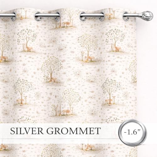 Image of STITCHNEST 'Florea Series' Premium Satin Room Darkening Curtains 7 Feet Long Set of 1 | Door Curtain 7 x 4 Feet | Blocks 70-80% Light | Ideal for Bedroom, Living Room & Home Decor