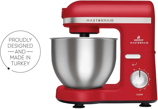 Karaca Mastermaid Chef Stand Mixer Red 1500W 5 Lt