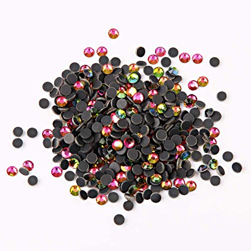 Image of Beadsland Crystal Hotfix Rhinestone,Machine Cut Stone 1440pcs /pkg (Rainbow,SS20 /5mm)