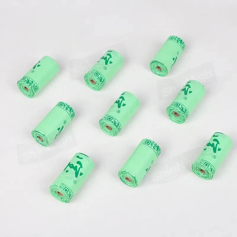 Dog Waste Bag Biodegradable Poop Bags, leak-proof, Extra Thick (Green)