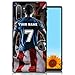Personalized Soccer Football Player Name Number America Flag Design Rubber Cover Phone Case for Moto G Stylus 2021/2023/2024,G Power 2022/2024, G PLAY 2023/2024, EDGE PLUS 2023,G 5G 2024,EDGE 5G 2024 Custom Soccer Phone Case