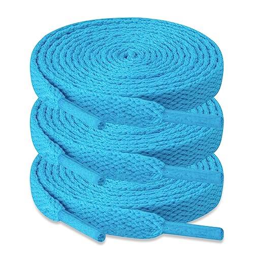 Image of ZHENTOR 3 Pair Flat Shoe Laces for Sneakers, Shoelaces for Sneakers Athletic Running Shoes Boot Strings