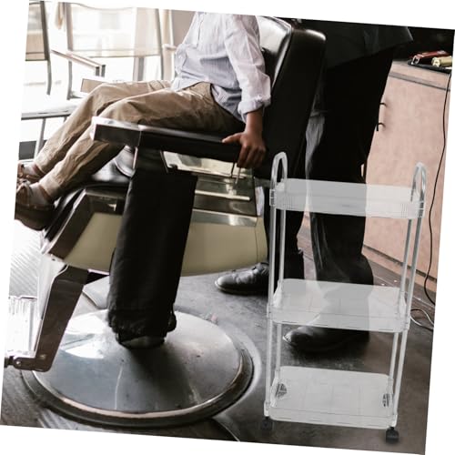 Chariot de rangement à roulettes pour optimiser l'espace de coiffure