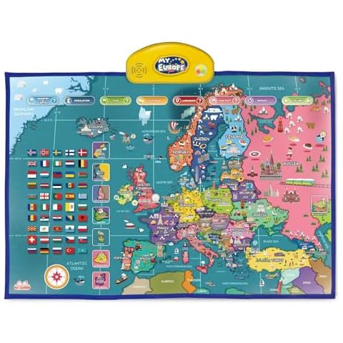 BEST LEARNING i-Poster My Europe Interactive Map Cover