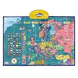 europe interactive map quiz  BEST LEARNING i-Poster Ma Carte Interactive: Europe - Jouet éducatif Parlant pour garçons et Filles de 5 à 12 Ans pour Enfants [Langue du Jeu : Anglais]