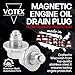 Votex - Made in USA - M12 X 1.25MM Magnetic Engine Oil Drain Plug fits Infiniti, Lexus, Nissan, Toyota - Stainless Steel - Part Number DP006