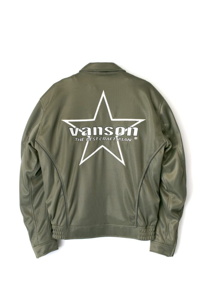 vanson メッシュジャケット カーキ Lサイズ vanson メッシュジャケット カーキ Lサイズ vanson メッシュ