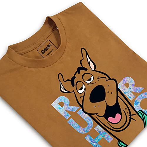 Image of Free Authority Mickey & Friends Printed Regular Fit Green Cotton Men's T-Shirt