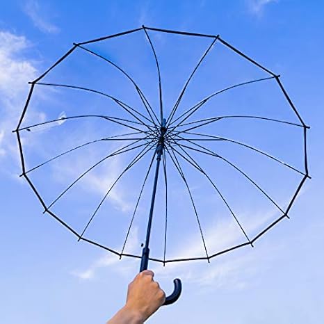 Amazon Komori 透明傘 長傘 雨傘 ジャンプ傘 おしゃれ ドーム型 梅雨対策 バブルアンブレラ 頑丈な16本骨 軽量 梅雨対策 Komori 長傘 通販