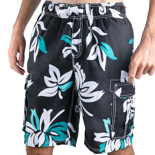 Image of Kanu Surf Mens Barracuda Swim Trunks (Regular & Extended Sizes)