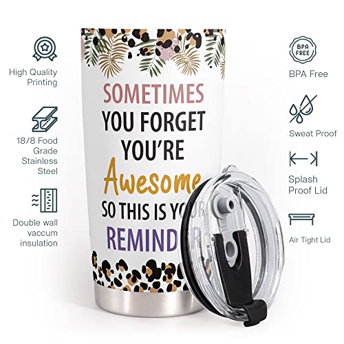 Macorner Mothers Day Gifts For Women - Stainless Steel Tumbler 20Oz - Birthday Thank You Gifts For Mom Best Friends Women Her Wife - Gifts For Women - Inspirational Gift For Coworkers Motivational #TOP2