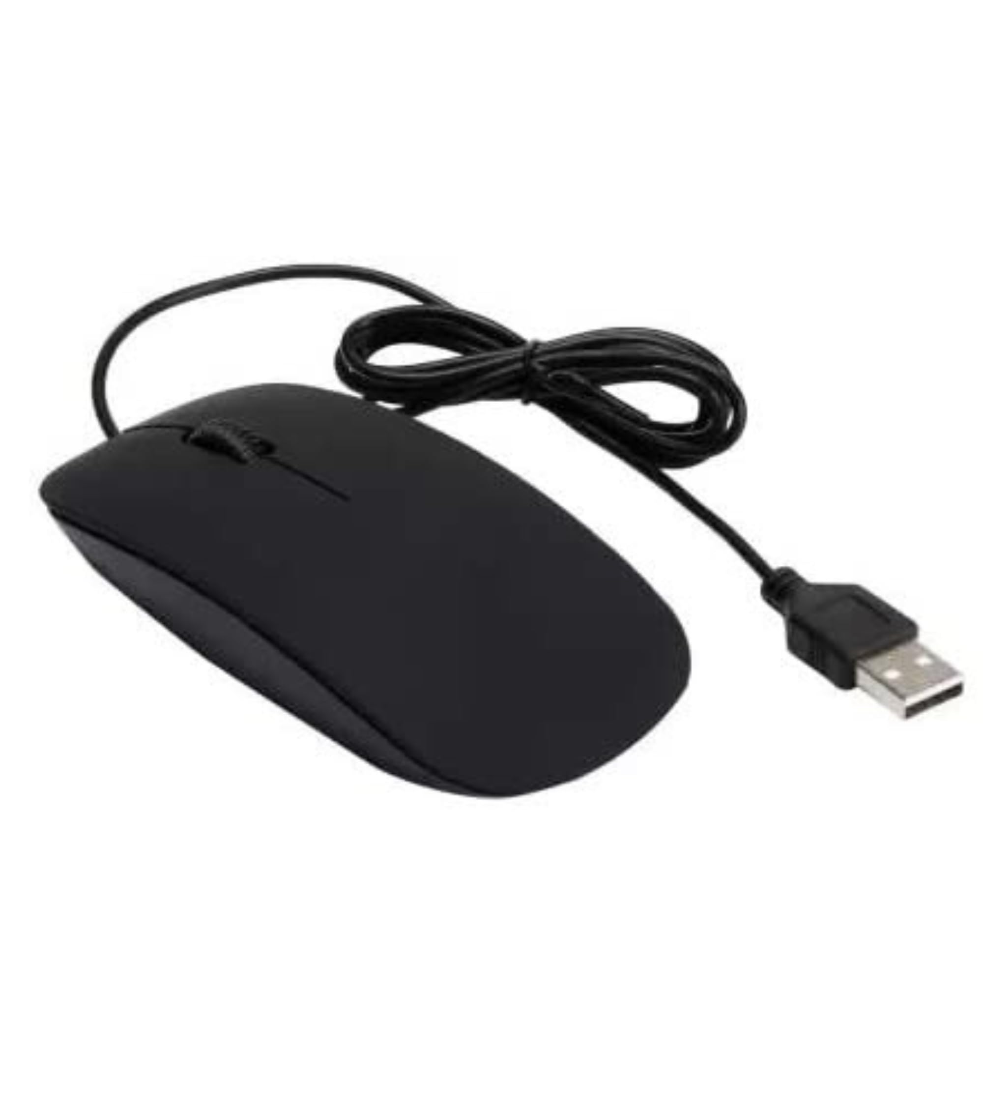 Premsons® Wired Optical Mouse for Comfortable All-Day Grip 3-Button Design with clickable Scroll Wheel - (Colour May Vary Black/Blue)-image-26