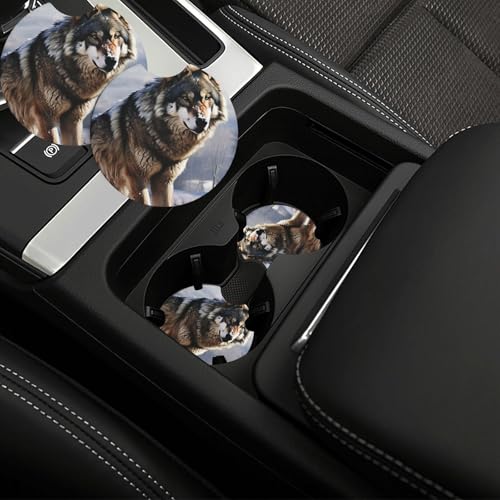 Portavasos para carro 2 piezas negro antideslizante miniatura 1