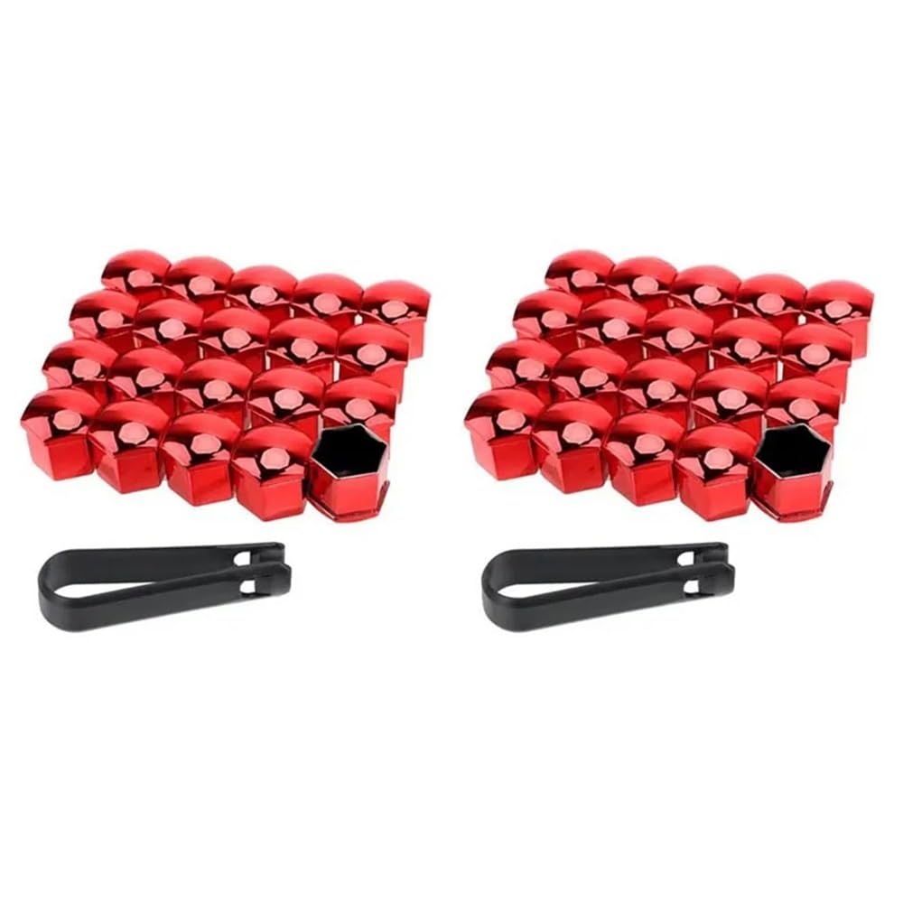 LOCKLGFMCZ 20/40Pcs Car Wheel Nut Caps 17/19/21mm Auto Hub Screw Cover Black Plastic Anti Dust Bolt Covers Tire Accessories(Groen,17mm)