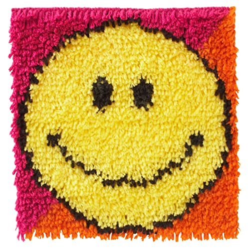 Image of Wonderart Latch Hook Yarn, Smiley Face