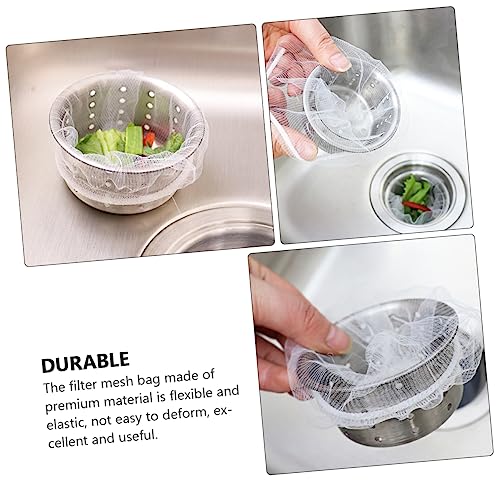 300 unidades bolsas filtro para fregadero de cocina miniatura 4