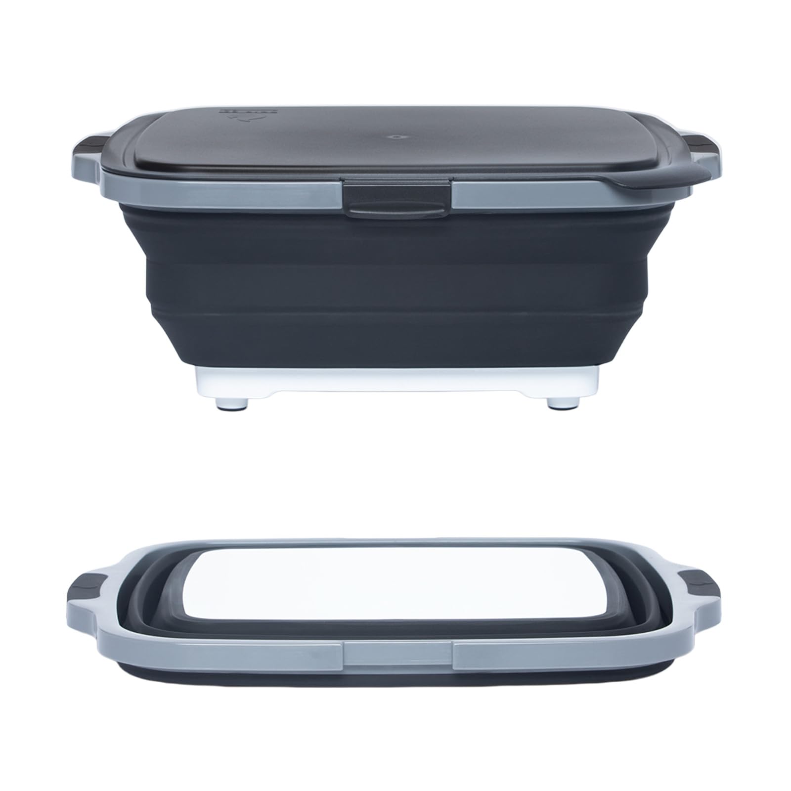 XuQiZZpp Portable Meal Preparation Bucket With Sealing Cover BBQ Preps Tub Cutting Board For Camping Hiking And Backyard BBQs