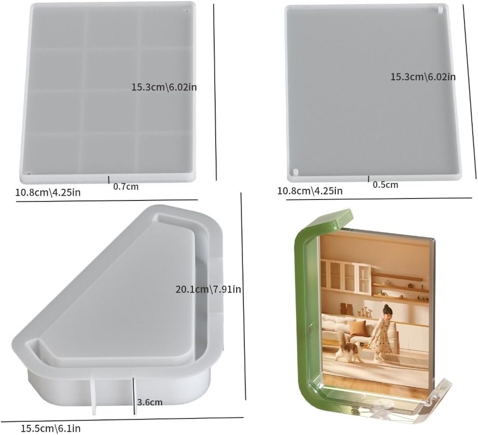 Creative Silicone Resin Moulds Crafting Molds Picture Frames Moulds Craft Molds