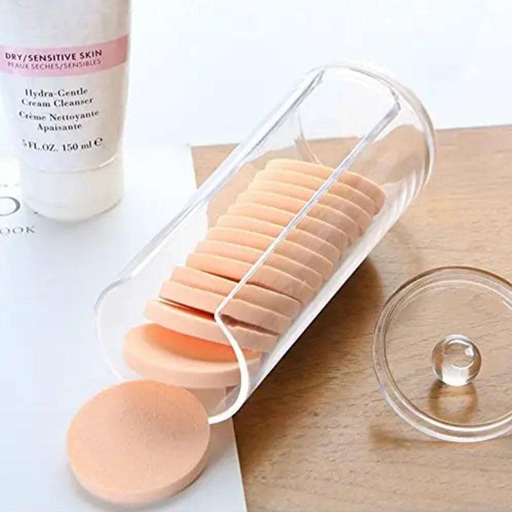 Acryl-Wattepad-Halter Mit Spender – Kosmetik-Organizer Für Make-up-Pads, 20 Cm Lang