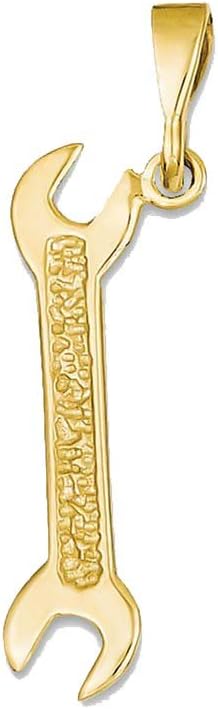 14k 3D Wrench Charm Fine Jewelry Gift For Her For Women