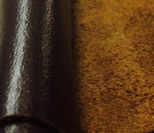 REED Leather Hides - Cow Skins (40 Square Foot, Dark Brown)