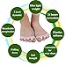 Toe separators and straighteners by APASIN, Bunion Pain Relief, Foot Spacers and Correctors use for Sports Activities, Yoga Practice & Running (2 Pairs - White)
