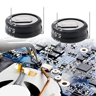 EMSea 5X Condensateur Axial Rond KR-5R5H224-R 0,22 F 5,5 V 11,5 X 5 Mm pour Composants ¨¦lectroniques Et Semi-conducteurs