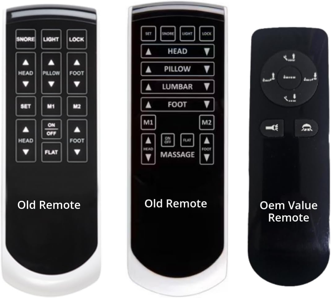 Replacement Remote for Leggett & Platt Prodigy 2.0 and Prodigy Comfort Elite-OEM Value Version