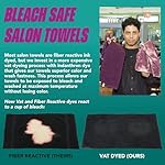 Arkwright Bleach Proof Salon Towels - Pack of 12 - Highly Absorbent, 100% Cotton, Quick Dry Spa Face Towel for Hair Stylist, Barber, Pedicure, and Esthetician, 16 x 28 in, Hunter Green - Image 4