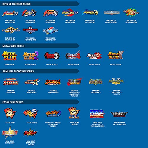 Neogeo Mvsx Arcade And Base With 50 Pre-Loaded Snk Classic Games, 17" Screen Home Entertainment Arcade #TOP7