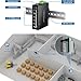 TRENDnet 5-Port Industrial Fast Ethernet DIN-Rail Switch, TI-E50, 5 x Fast Ethernet Ports, IP50 Rated, Extreme Temperature Operating Range, 1Gbps Switching Capacity, Lifetime Protection