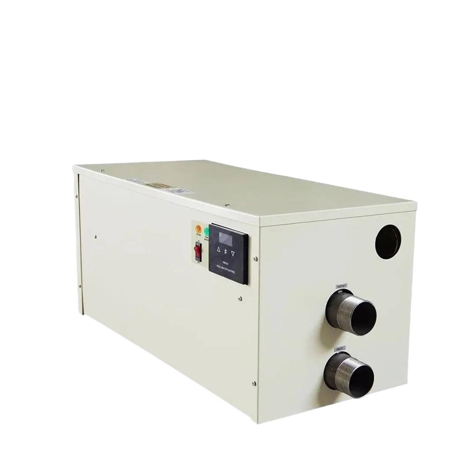 Bomba de Calor for Piscina de 54 kW con Pantalla táctil Digital, Calentador de Agua eléctrico for Piscinas enterradas y elevadas. Calefacción rápida y eficiente(Connector 48mm)