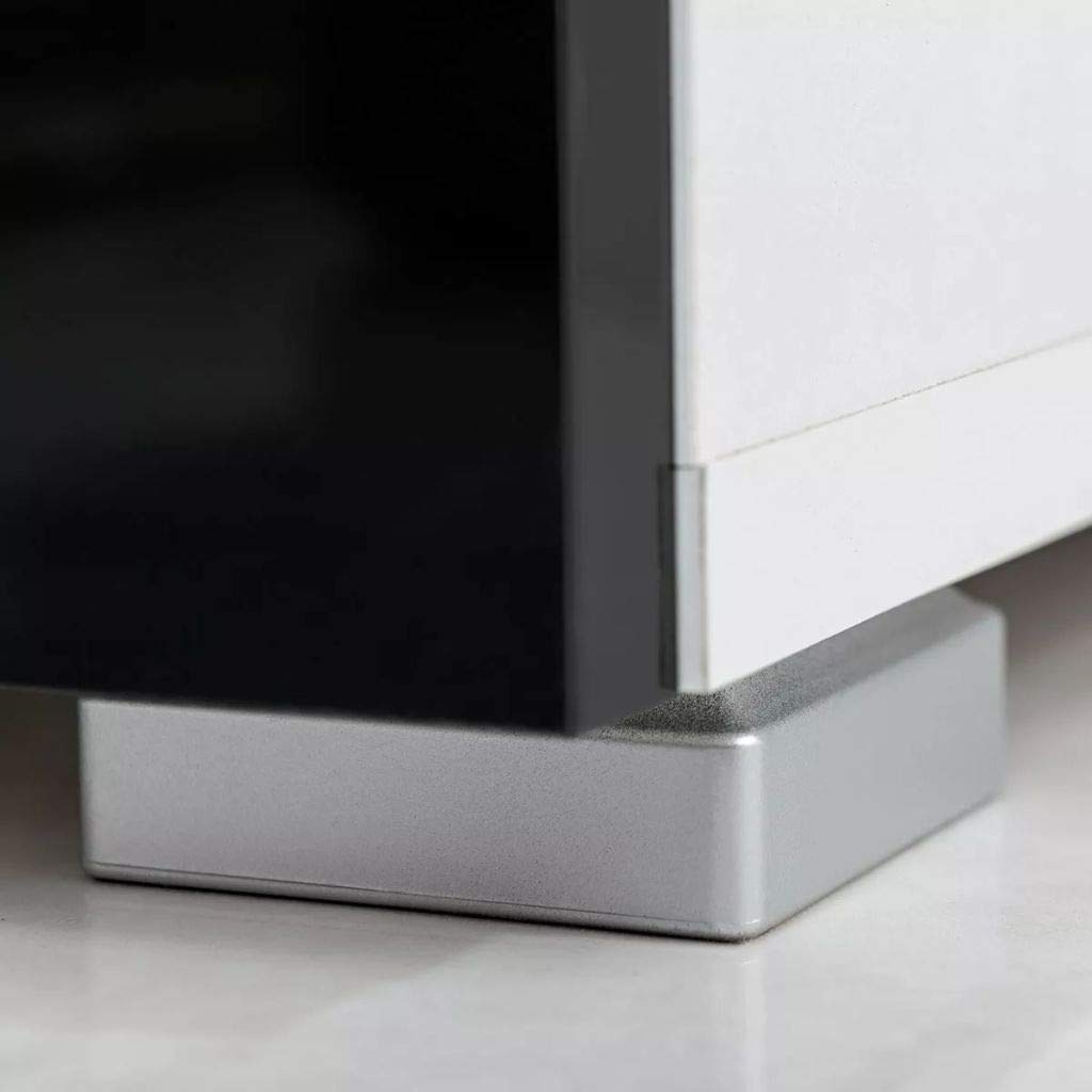 vidaXL Juego de Muebles de salón 5 Piezas con iluminación LED Negro