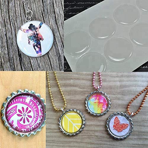 HEMOTON 3 Feuilles Autocollants Résine Époxy Gemstone Transparent - Patchs Pour Bijoux Et Artisanat